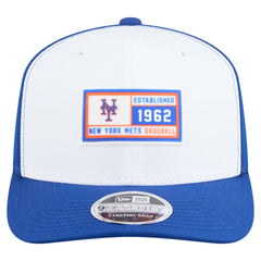 New York Mets Established Patch 9SEVENTY Adjustable Hat White/Royal | New Era