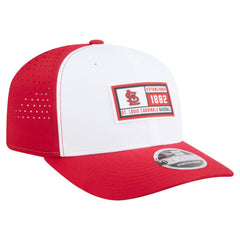 St. Louis Cardinals Established Patch 9SEVENTY Adjustable Hat White/Red | New Era