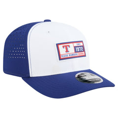 Texas Rangers Established Patch 9SEVENTY Adjustable Hat White/Royal | New Era