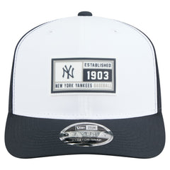 New York Yankees Established Patch 9SEVENTY Adjustable Hat White/Navy | New Era