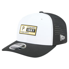 Pittsburgh Pirates Established Patch 9SEVENTY Adjustable Hat White/Black | New Era