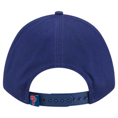 Philadelphia Phillies Women's Metallic A-Frame 9FORTY Adjustable Hat Royal | New Era