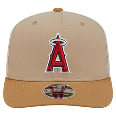 Los Angeles Angels 9SEVENTY Trucker Adjustable Hat Stone | New Era