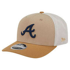 Atlanta Braves 9SEVENTY Trucker Adjustable Hat Stone | New Era