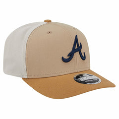Atlanta Braves 9SEVENTY Trucker Adjustable Hat Stone | New Era