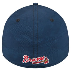 Atlanta Braves Tonal Camo 39THIRTY Flex Hat Navy | New Era