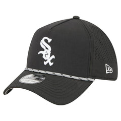 Chicago White Sox 39THIRTY A-Frame Perforated Flex Hat Black | New Era