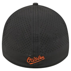Baltimore Orioles 39THIRTY A-Frame Perforated Flex Hat Black | New Era