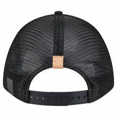 San Francisco Giants Text A-Frame Trucker 9FORTY Hat Stone/Black | New Era