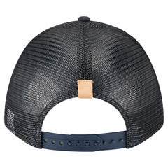 Houston Astros Text A-Frame Trucker 9FORTY Hat Stone/Navy | New Era