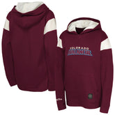 Colorado Avalanche Youth Thermal Lightweight Pullover Hoodie Burgundy