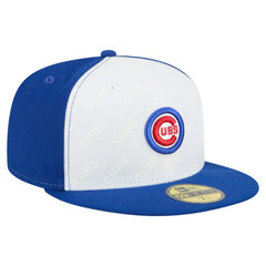 Chicago Cubs Repeat 59FIFTY Fitted Hat White/Royal | New Era