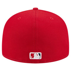 Los Angeles Angels Repeat 59FIFTY Fitted Hat White/Red | New Era