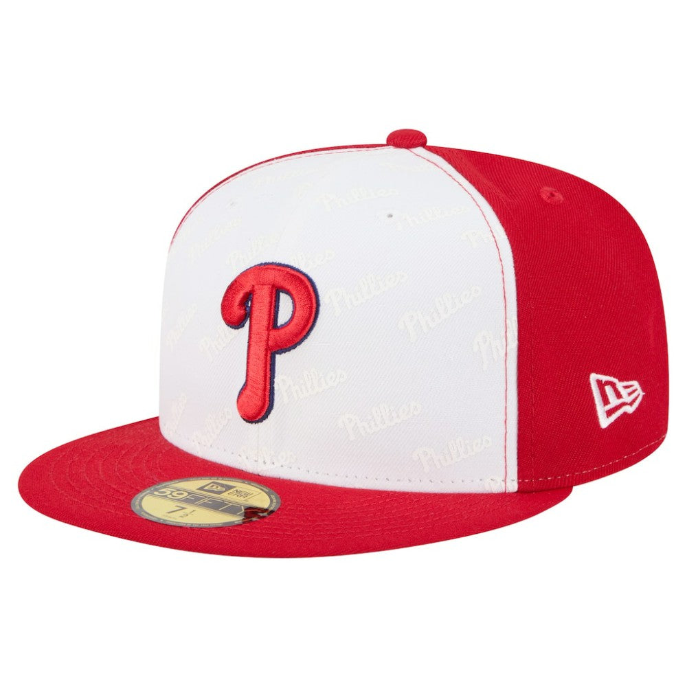 Philadelphia Phillies Repeat 59FIFTY Fitted Hat White/Red | New Era