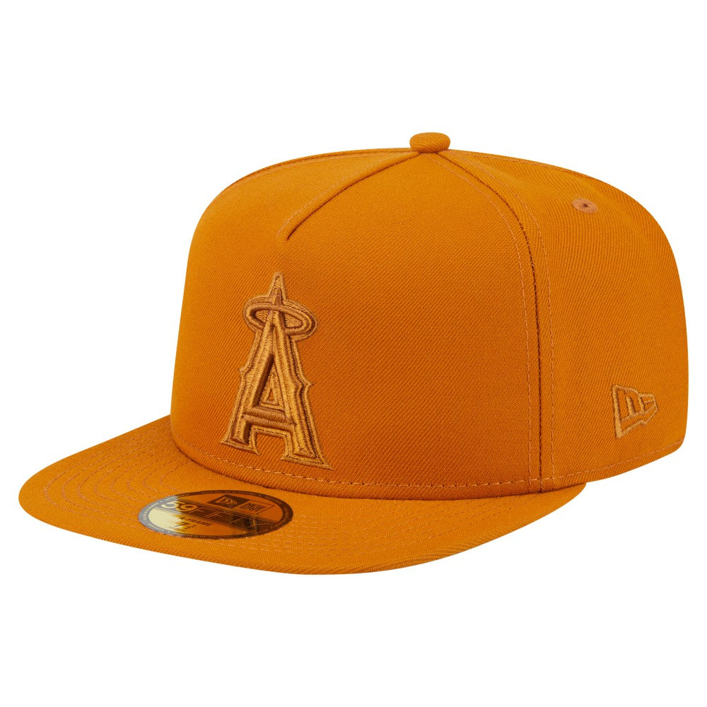 Los Angeles Angels Color Pack A-Frame 59FIFTY Fitted Hat Orange | New Era