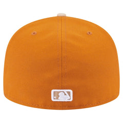 Chicago White Sox Two-Tone Color Pack A-Frame 59FIFTY Fitted Hat Orange/Light Beige | New Era