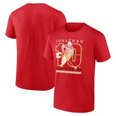 Jonathan Huberdeau Calgary Flames Player Show T-Shirt Red