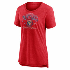 Florida Panthers Women's Reign Supreme Tri-Blend T-Shirt Red