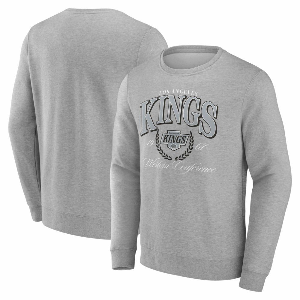 Los Angeles Kings Reign Supreme Pullover Sweatshirt Gray
