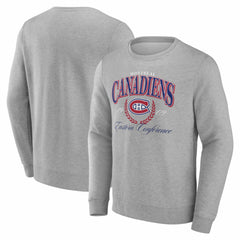 Montreal Canadiens Reign Supreme Pullover Sweatshirt Gray