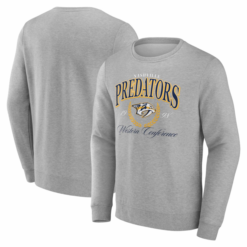 Nashville Predators Reign Supreme Pullover Sweatshirt Gray
