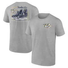 Nashville Predators Glory Skates T-Shirt Heather Gray