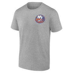 New York Islanders Glory Skates T-Shirt Heather Gray