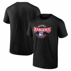 New York Rangers Honor Circle T-Shirt Black