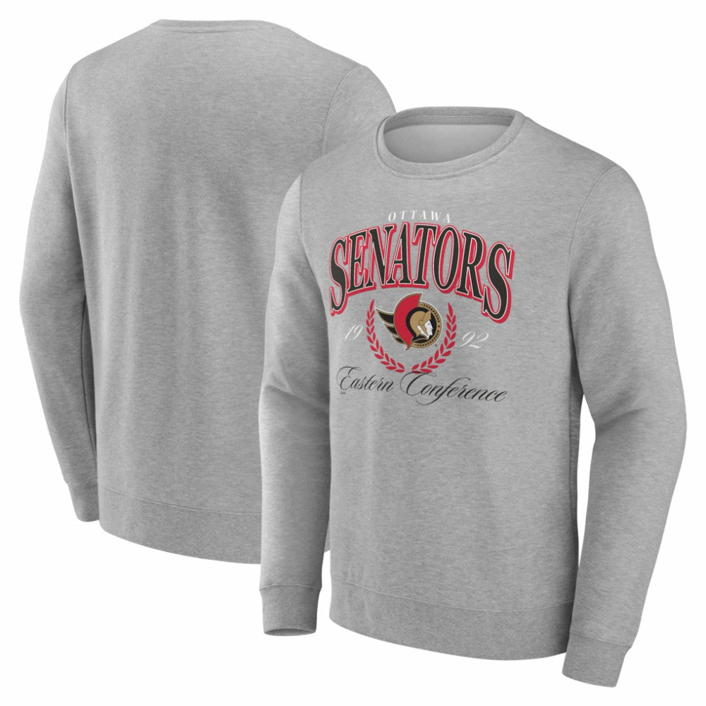 Ottawa Senators Reign Supreme Pullover Sweatshirt Gray