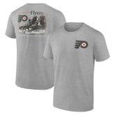 Philadelphia Flyers Glory Skates T-Shirt Heather Gray