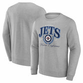 Winnipeg Jets Reign Supreme Pullover Sweatshirt Gray