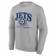 Winnipeg Jets Reign Supreme Pullover Sweatshirt Gray