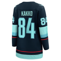 Kaapo Kakko Seattle Kraken Fanatics Women's Home Breakaway Player Jersey Deep Sea Blue