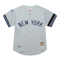 Derek Jeter New York Yankees Cooperstown Collection 2000 World Series Authentic Jersey - Gray