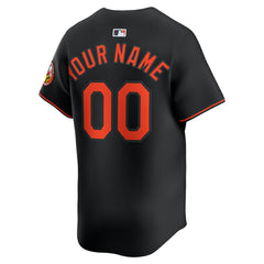 Baltimore Orioles Alternate Limited Custom Jersey - Black