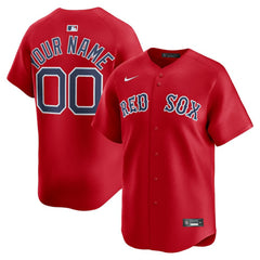 Boston Red Sox Alternate Limited Custom Jersey - Red