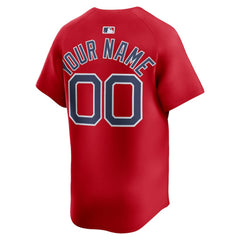 Boston Red Sox Alternate Limited Custom Jersey - Red