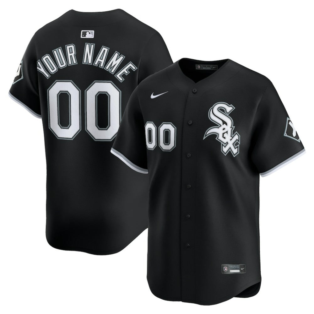 Chicago White Sox Alternate Limited Custom Jersey Black | Nike