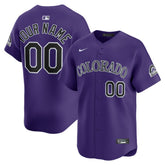 Colorado Rockies Alternate Limited Custom Jersey - Purple