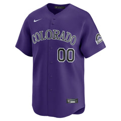 Colorado Rockies Alternate Limited Custom Jersey - Purple