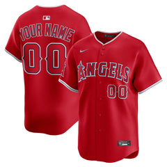 Los Angeles Angels Alternate Limited Custom Jersey - Red