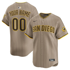 San Diego Padres Alternate Limited Custom Jersey - Sand
