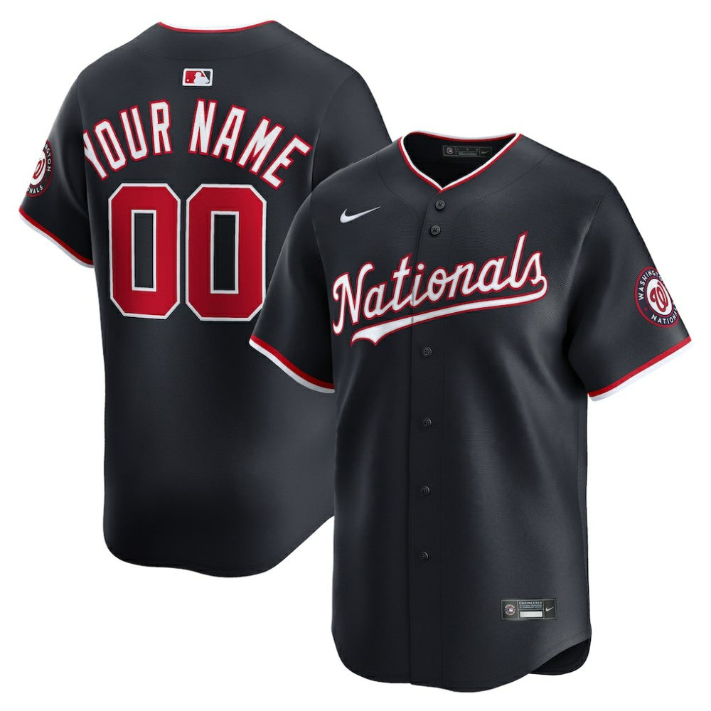 Washington Nationals Alternate Limited Custom Jersey - Navy