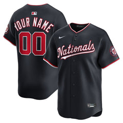 Washington Nationals Alternate Limited Custom Jersey - Navy