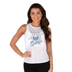 Buffalo Sabres Concepts Sport Women's Infuse Knit Tank Top White
