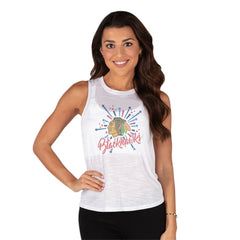 Chicago Blackhawks Concepts Sport Women's Infuse Knit Tank Top White