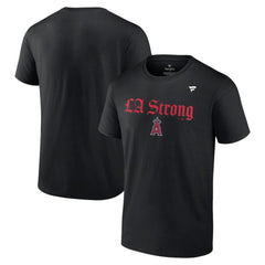 Los Angeles Angels Unisex LA Strong T-Shirt Black