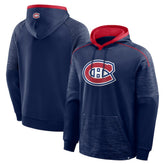 Montreal Canadiens Fanatics Goaltender Defender Pullover Hoodie Navy