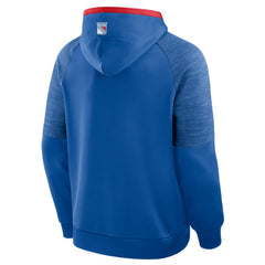 New York Rangers Fanatics Goaltender Defender Pullover Hoodie Blue