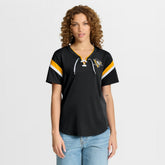 Pittsburgh Penguins Fanatics Women's Offside Athena T-Shirt Black